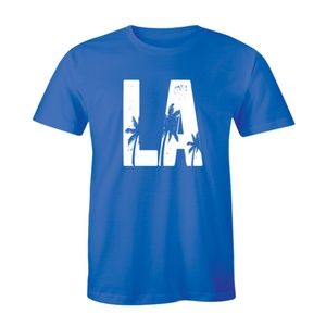 Los Angeles Logo LA Palm Tree Boulevard T-shirt